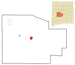 Socorro County New Mexico Incorporated and Unincorporated areas Socorro Highlighted